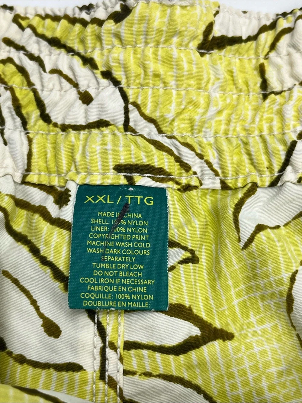 Tommy Bahama Relax Palm Down Reversible Board Swim Short Melon Green Men XXL NEW